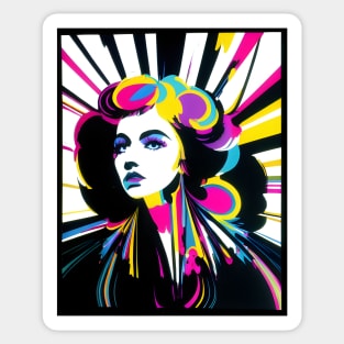 Pop The Art #1 - Bold Portrait Sticker